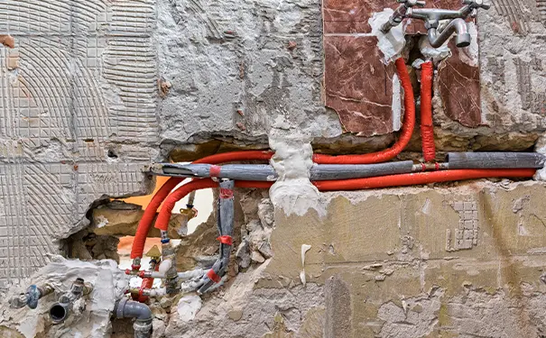 水电装修中红管和蓝管是什么