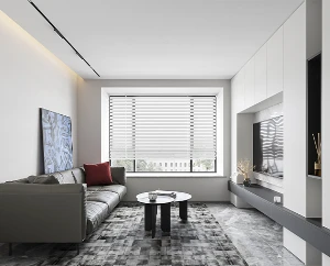金地旭辉·江山风华105平米两居室新房现代风格装修案例效果图
