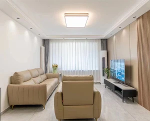恒悦城150平米新房三室两厅现代简约风格装修案例效果图